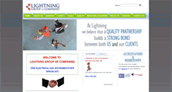 Desktop Screenshot of lightninggroup.co.uk